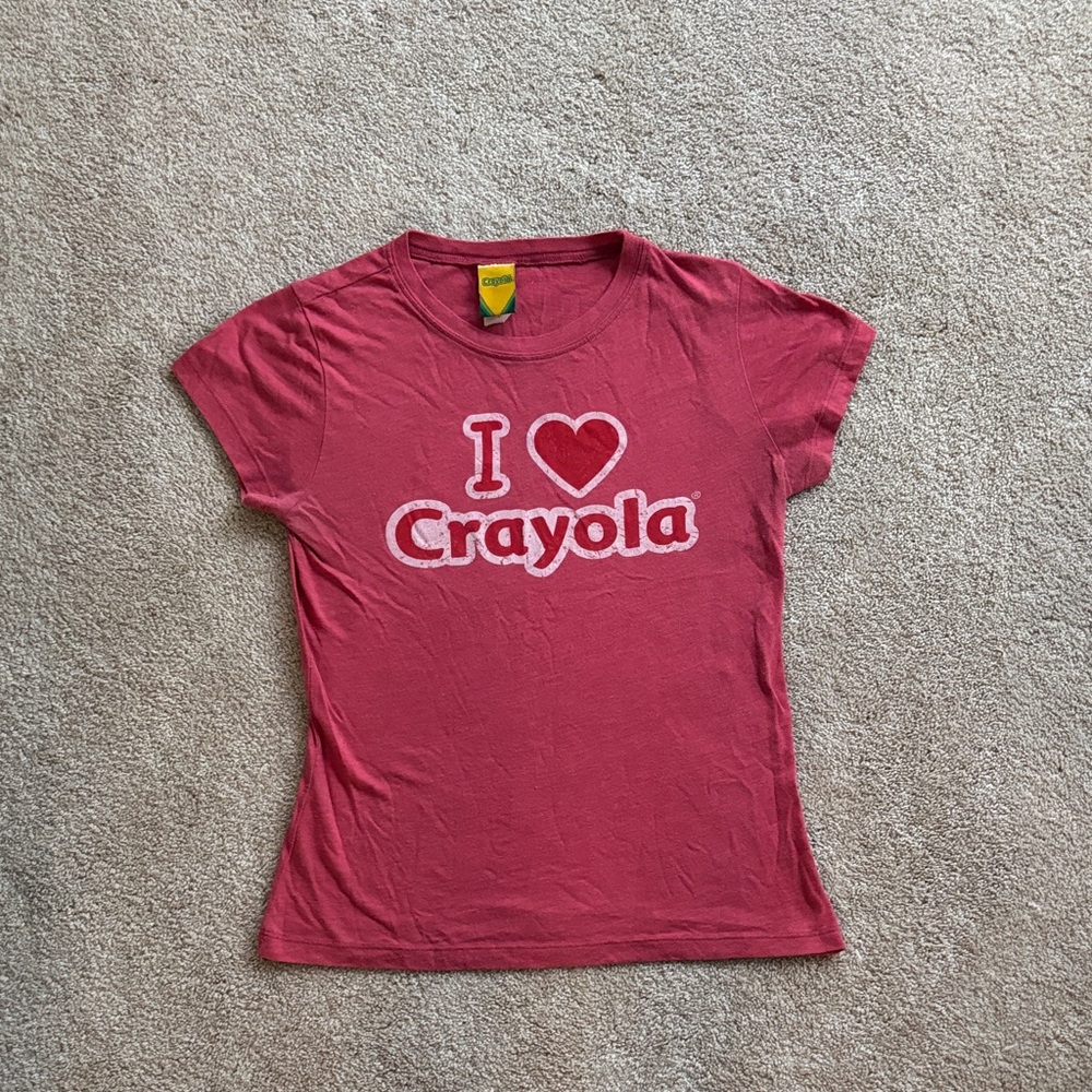 Red Crayola Graphic T-Shirt